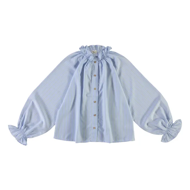 Garam Stripes Blouse | Green