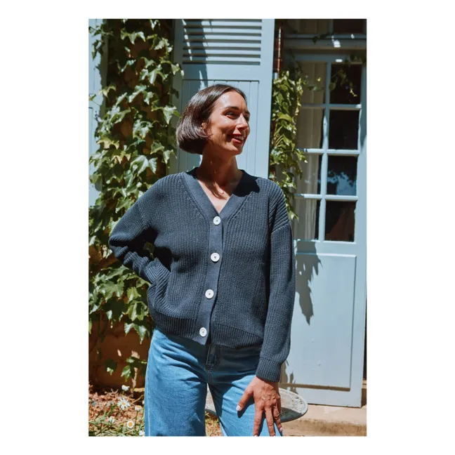 Cardigan Mate | Carbón