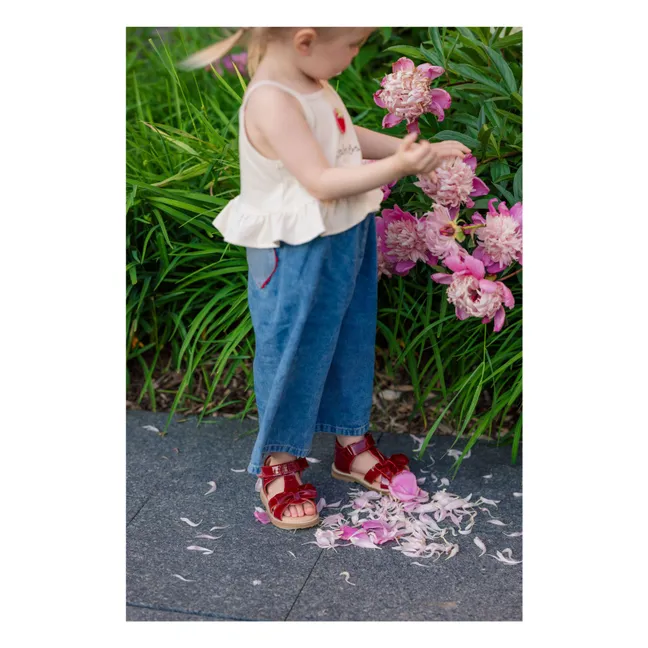 Sandals Gry  | Cherry red