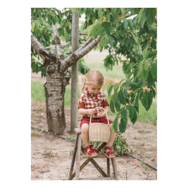 Sandals Gry  | Cherry red