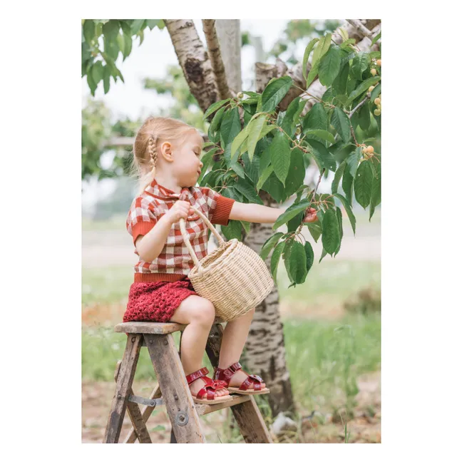 Sandalias Gry  | Rojo Cereza