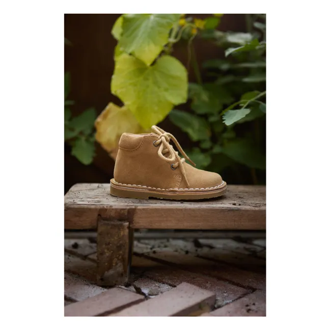 Botas clásicas con cordones | Beige