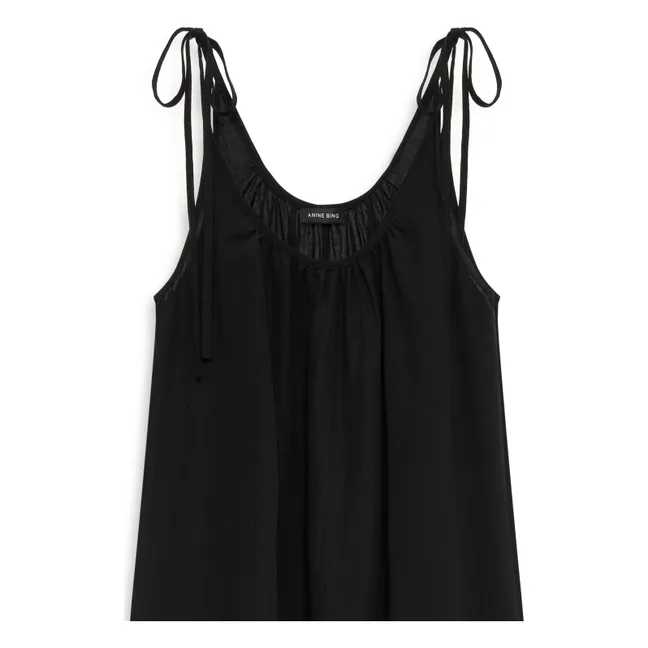 Robe Flora | Noir