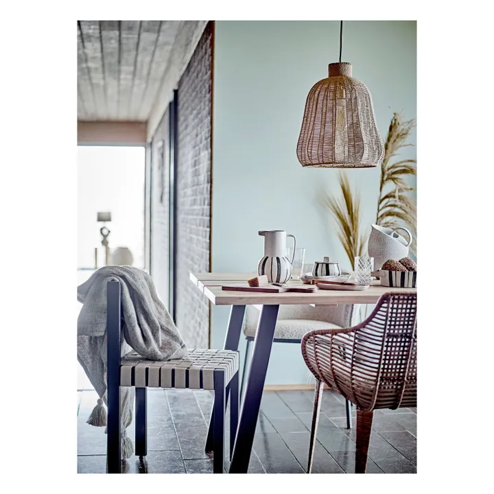 Marita stoneware box | Black- Product image n°1