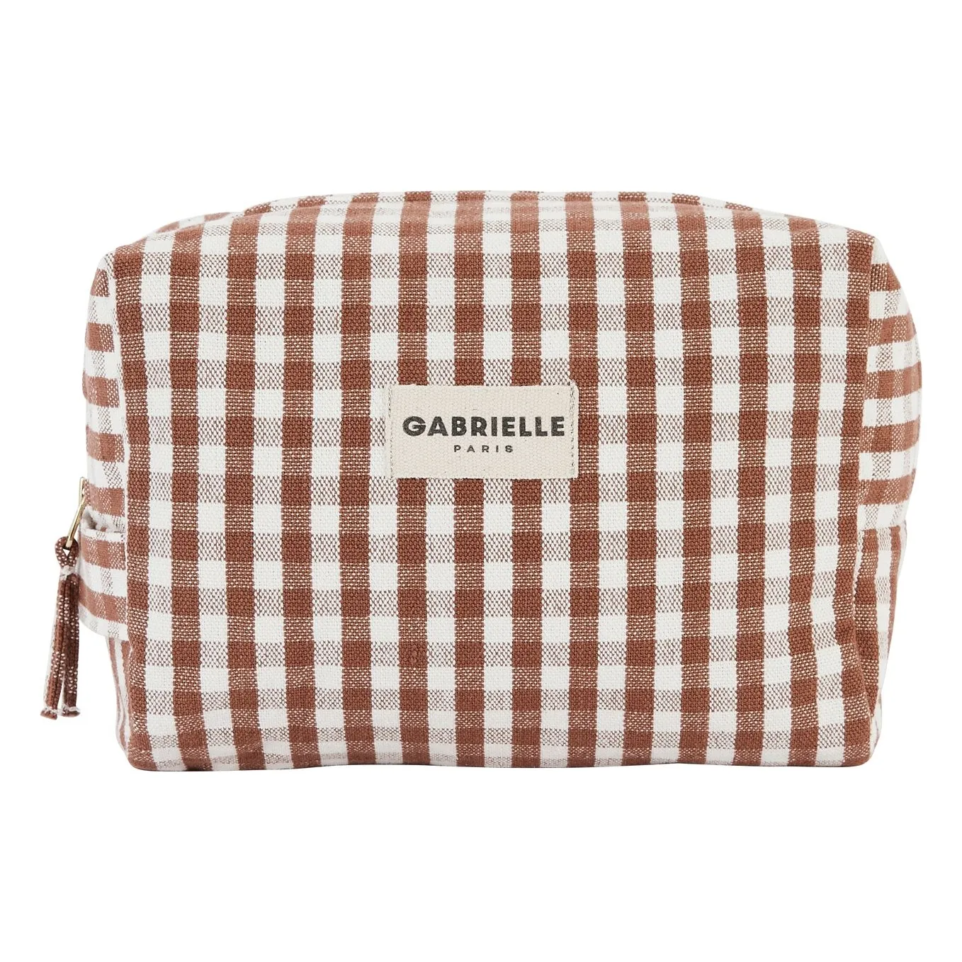 Gabrielle Paris - Trousse de toilette vichy Moka (Gabrielle Paris) - Image 1