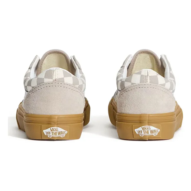 Baskets Lacets Old Skool Gum Check | Grège