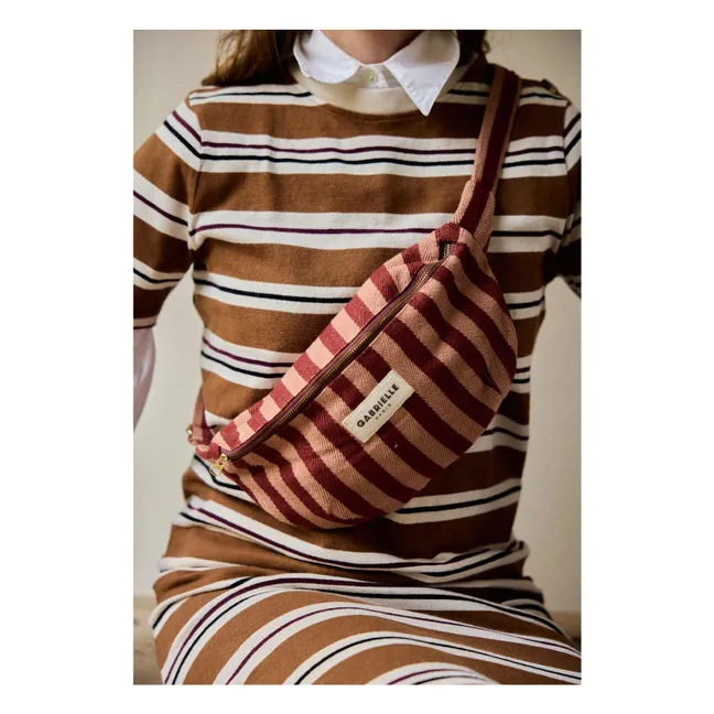 Garance plátano rayado | Rojo