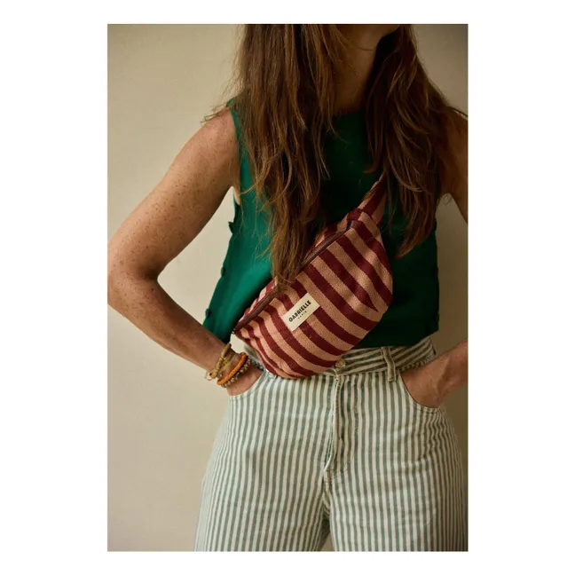 Garance plátano rayado | Rojo