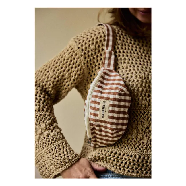 Plátano gingham moca  | Mocha