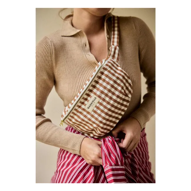 Plátano gingham moca  | Mocha