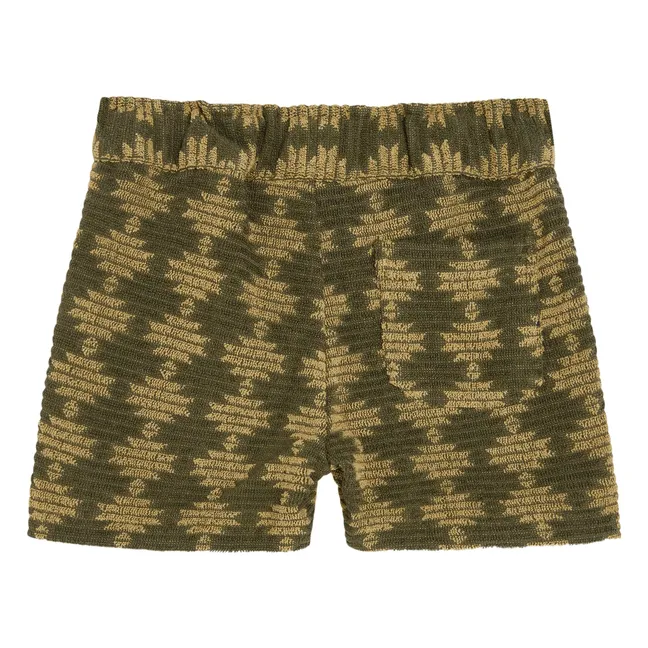 Short Forti Braga Eponge | Vert kaki