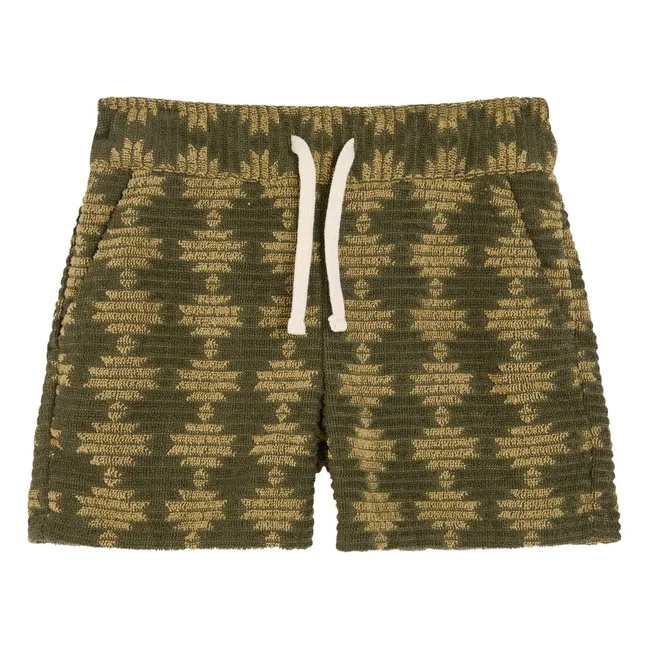 Short Forti Braga Eponge | Vert kaki