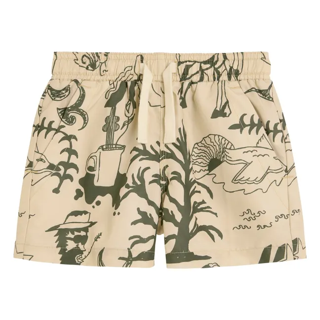 Shorts de baño Poplan | Beige