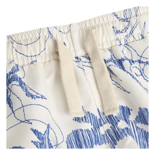 Shorts de baño románticos | Azul