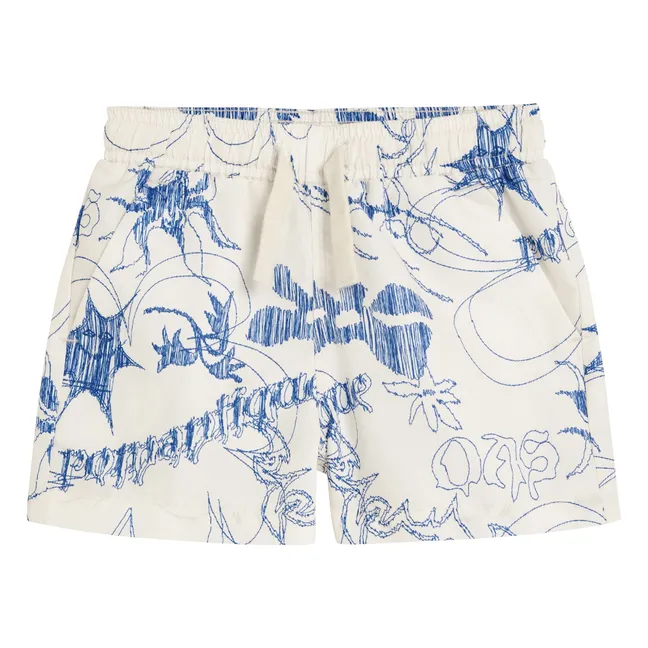 Short de Bain Romantique | Bleu