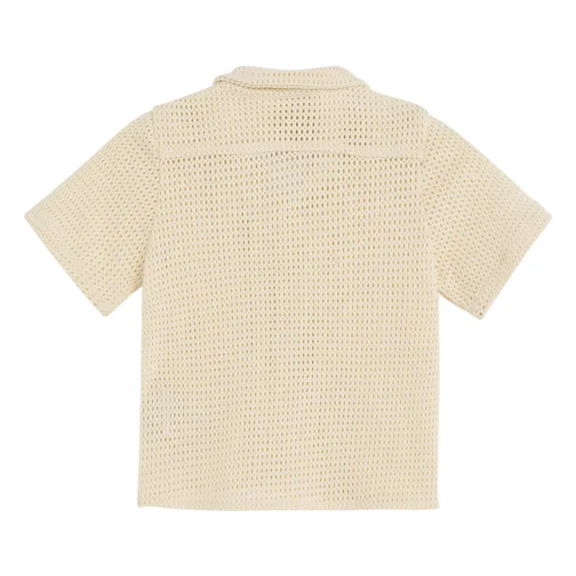 Nicaro Crochet shirt | Ecru
