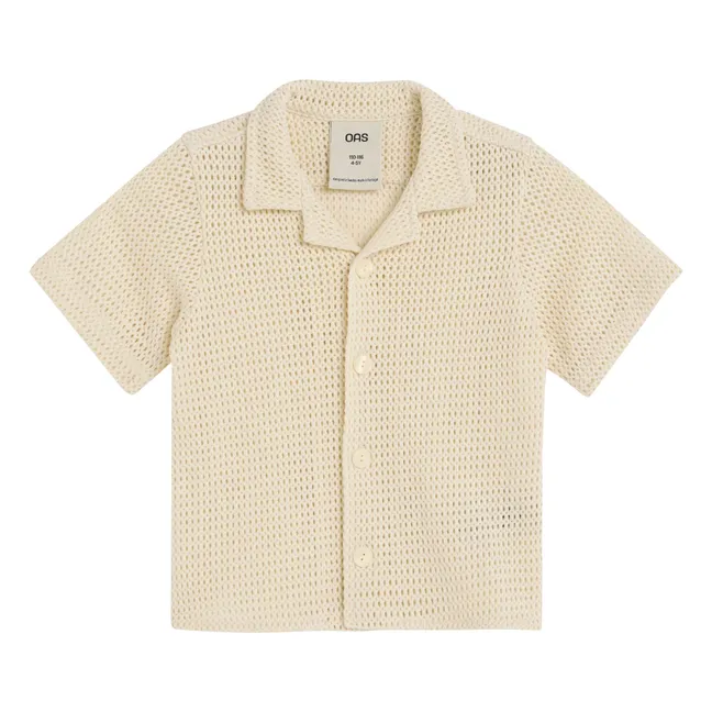 Nicaro Camisa de ganchillo | Crudo