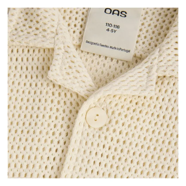 Nicaro Camisa de ganchillo | Crudo