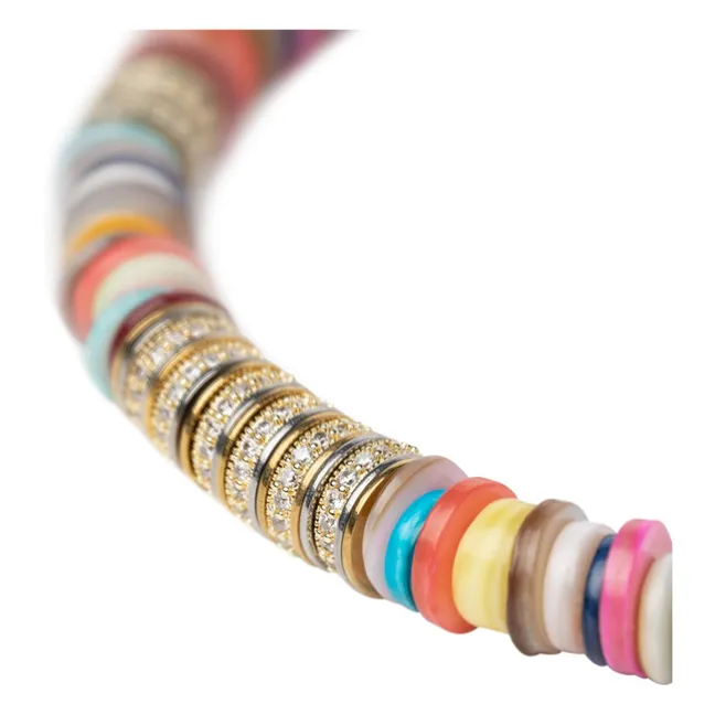 Collier Sculpt Rondelle | Doré