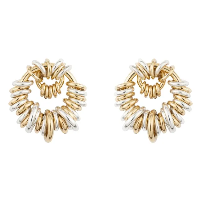 Earrings Klik Rings | Gold/Silver