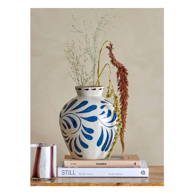 Vase en grès Heikki  | Bleu