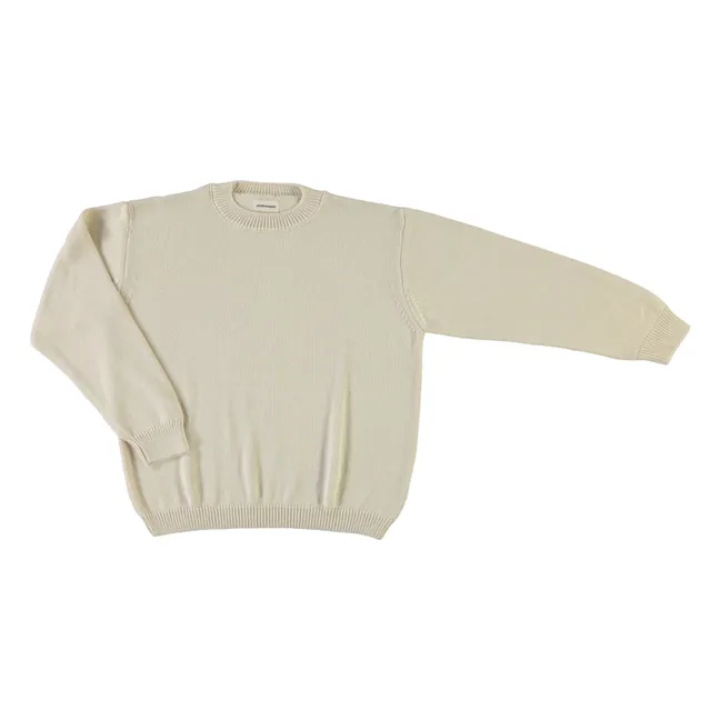 The Adulte Organic Cotton Sweater | Ecru