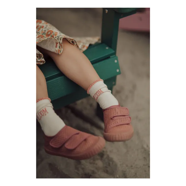 Rasca y Juega Zapatillas de fibra reciclada | Rosa