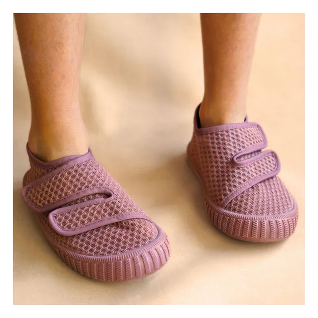 Baskets Scratchs Play Fibres Recyclées | Vieux Rose