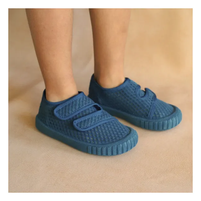 Sneakers in fibra riciclata Scratch Play | Blu