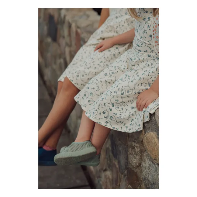 Sneakers in fibra riciclata Scratch Play | Verde chiaro