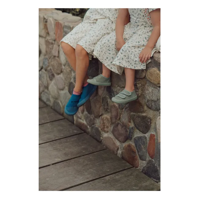 Baskets Scratchs Play Fibres Recyclées | Bleu