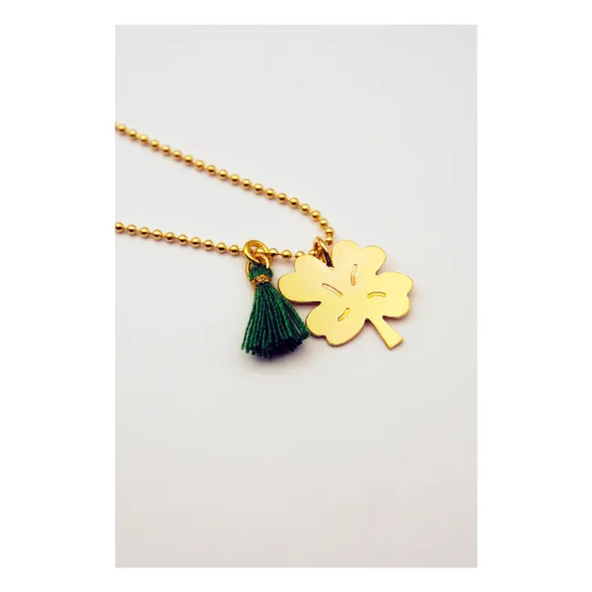 Collier Trèfle | Doré