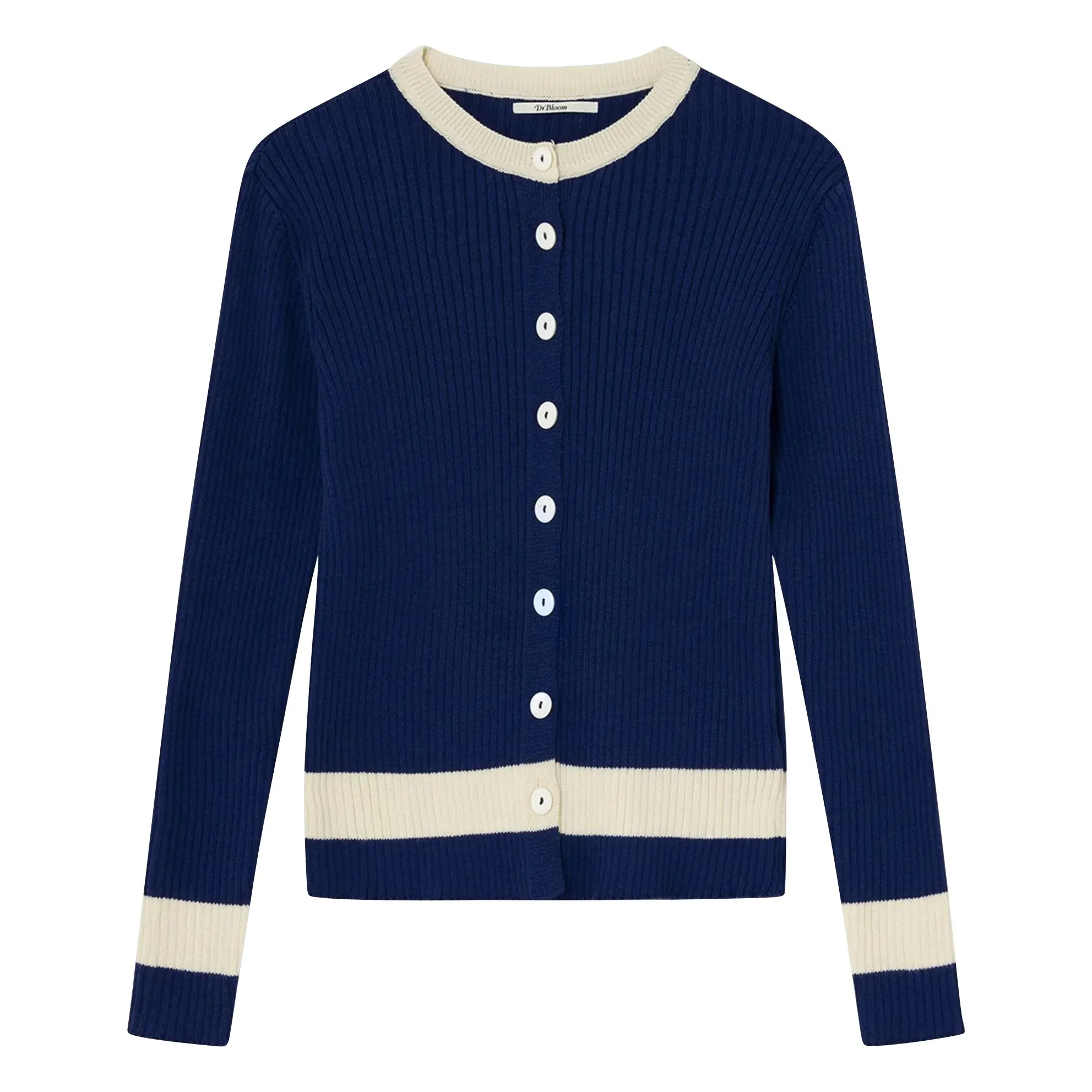 Dr Bloom Blue Gaseosa Cotton Cardigan