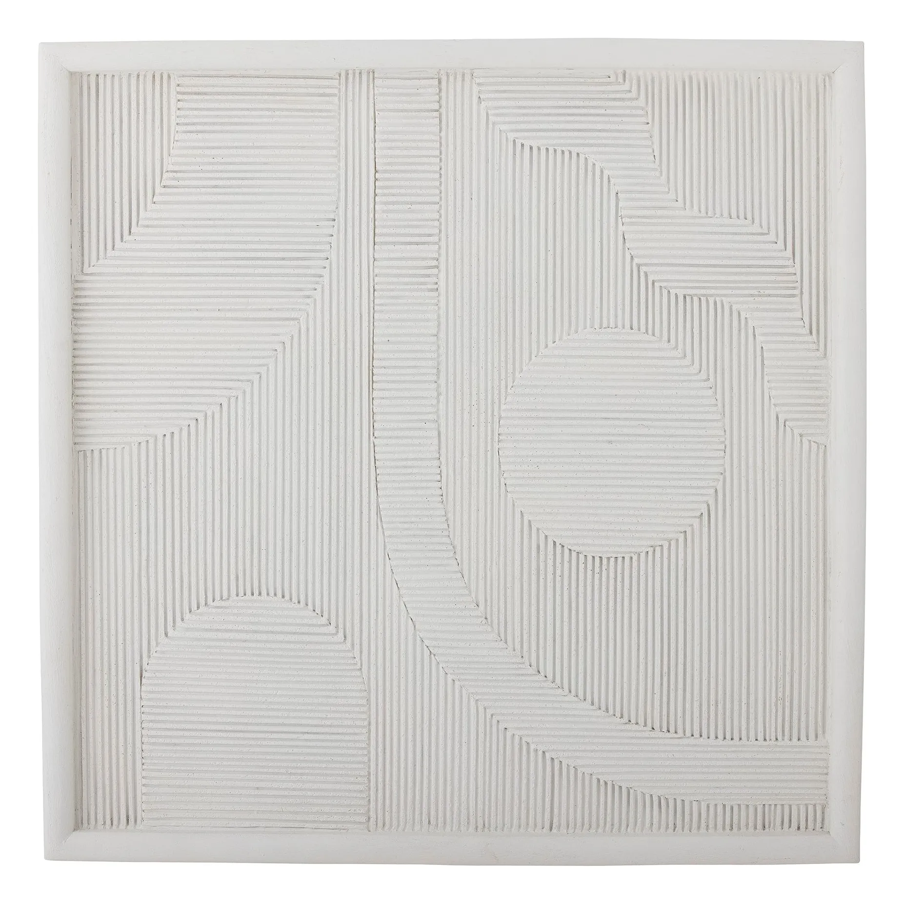 Bloomingville White Patina Polyresin Wall Decoration