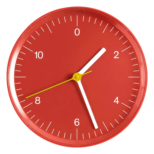 Horloge murale, Japser Morrison | Rouge