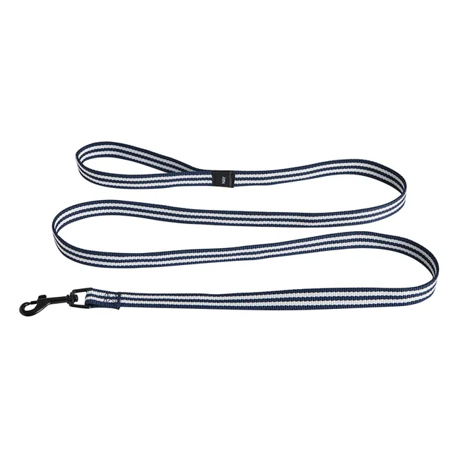 Correa a rayas para perros | Azul