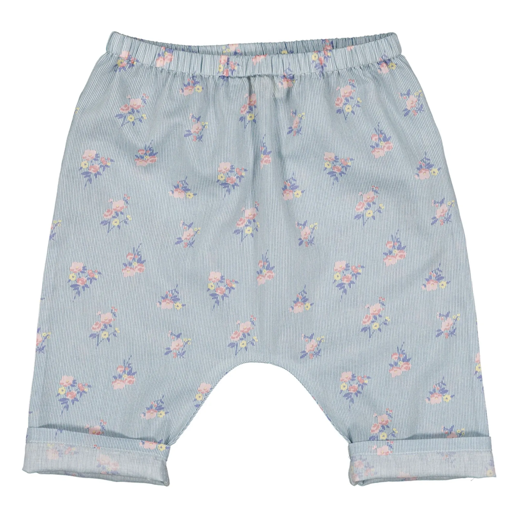 Louis Louise Pale Blue Jungle Bouquets Pants