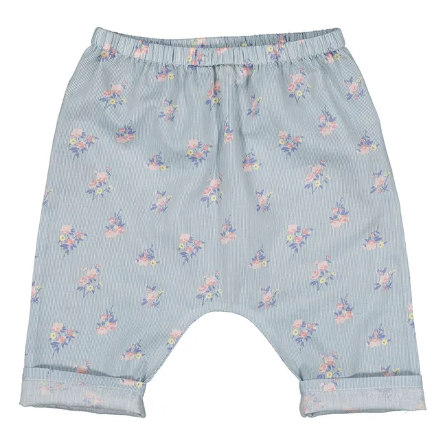 Pantalones Jungle Bouquets | Azul Pálido