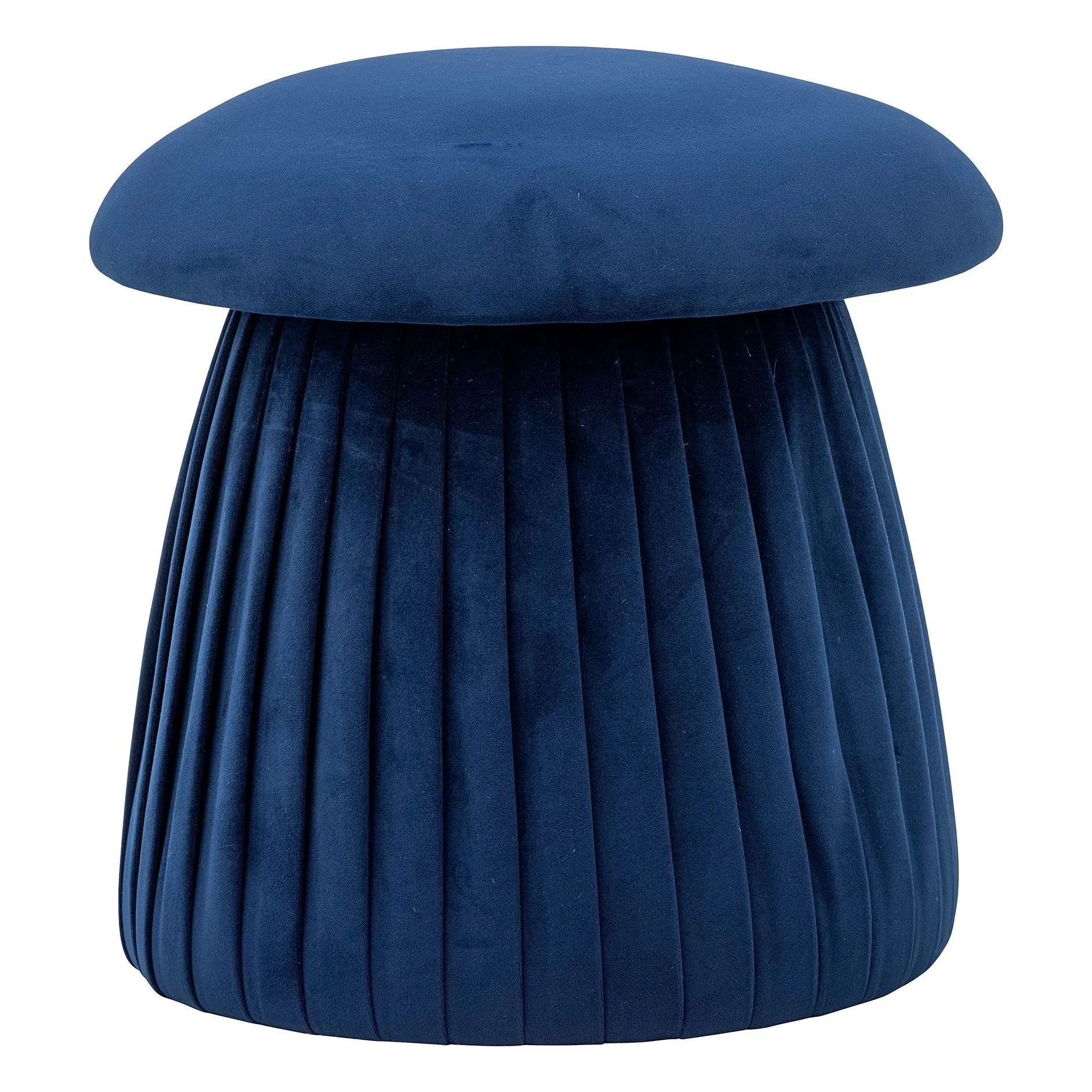 Pouf en polyester recyclé Roberta  | Bleu- Image produit n°0