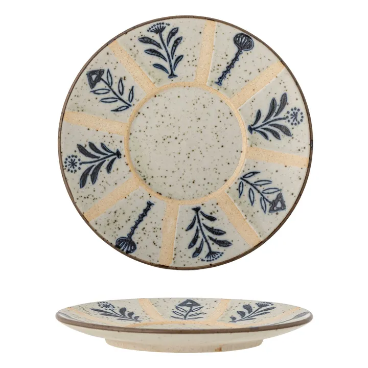 Assiette en grès Leonie | Bleu- Image produit n°4