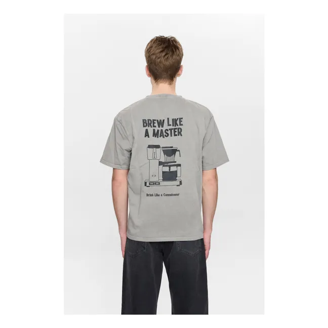 T-shirt Akvillads Brewlikeamaster | Gris chiné