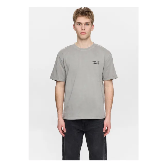 T-shirt Akvillads Brewlikeamaster | Gris chiné