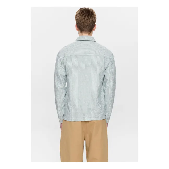 Sobrecamisa de rayas Akodin | Gris Claro