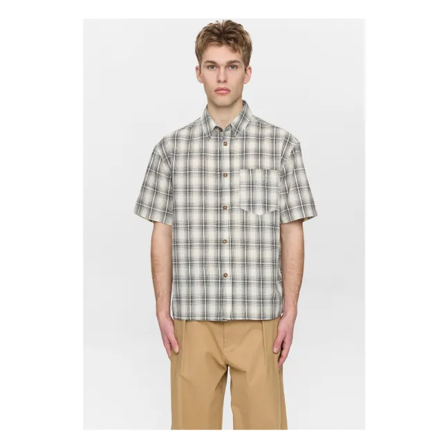 Camisa a cuadros Akotto  | Gris