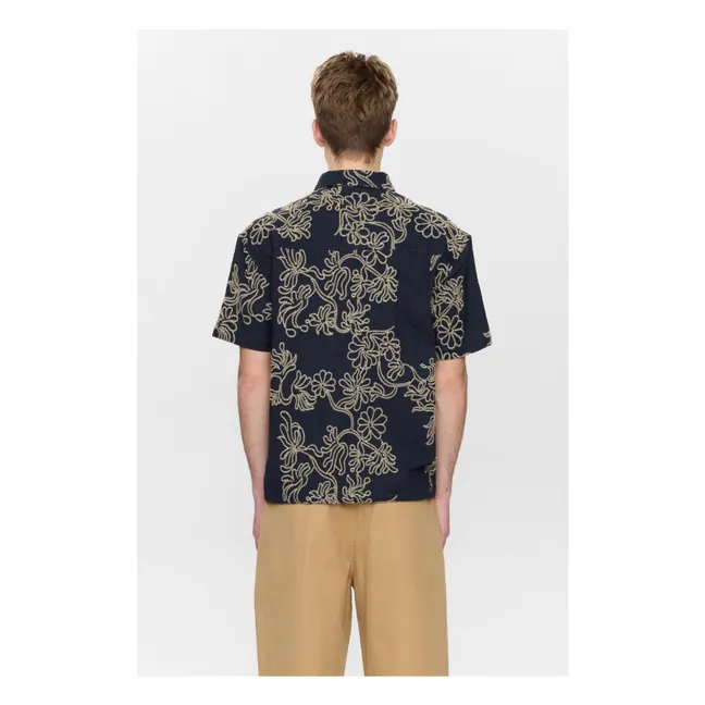 Camisa Akotto Emb | Azul oscuro