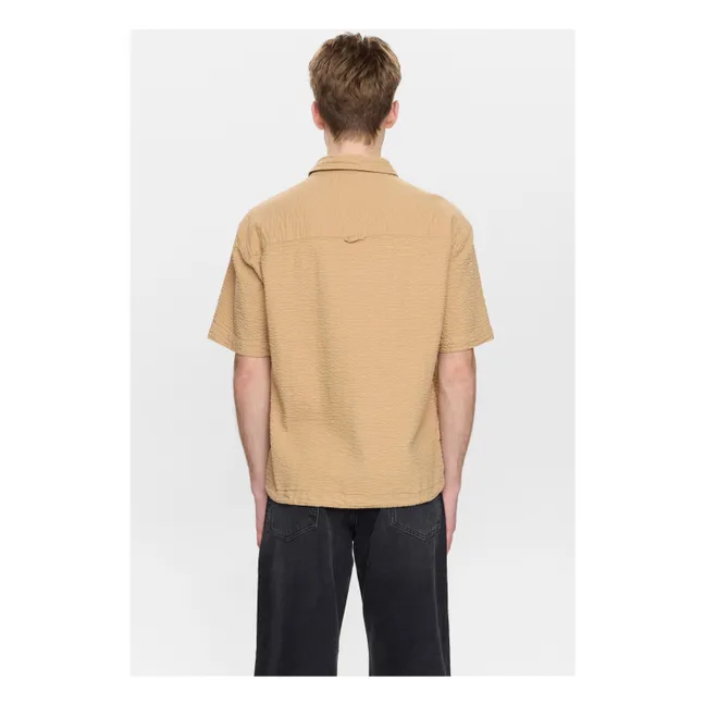 Camisa Akotto Seersucker | Beige