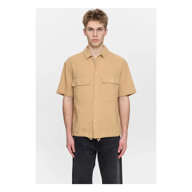 Camisa Akotto Seersucker | Beige