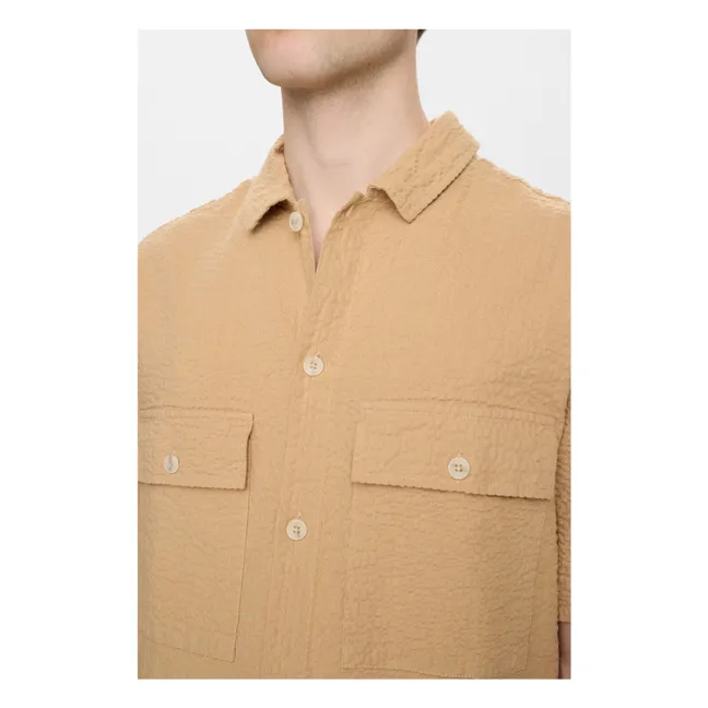 Camisa Akotto Seersucker | Beige