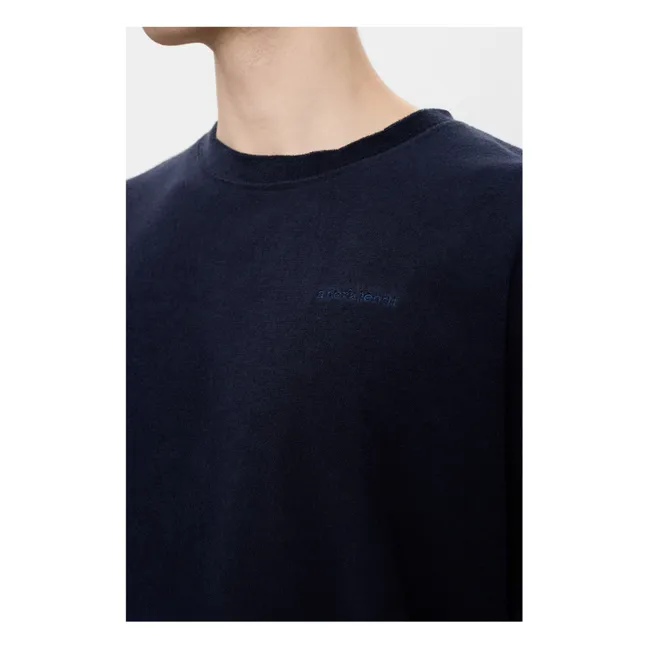 Akvillads Frotte T-shirt | Dark Blue