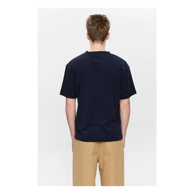 T-shirt Akvillads Frotte | Bleu foncé